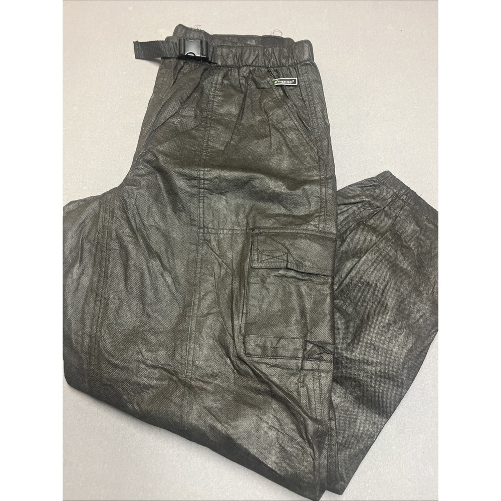FROGG TOGGS RAIN GEAR XL BLACK CARGO PANTS WOMENS GOLF BEACH WALK